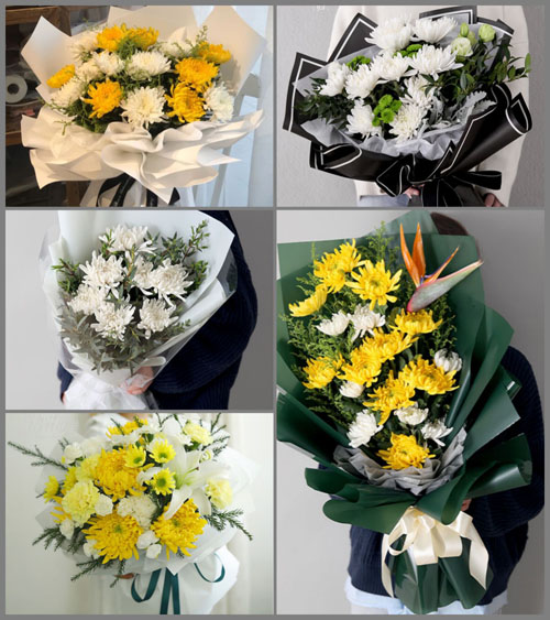 福建宁德周宁县泗桥乡赤岩村白事花束代送